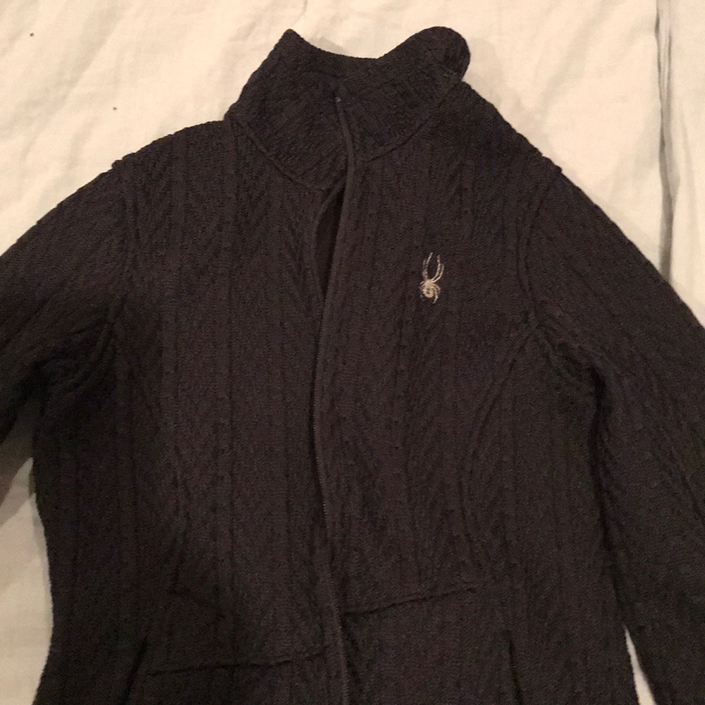 Spyder Women’s full zip knit shell jacket